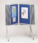 10-Panel Loop Fabric Floor Display 24"W x 36"H (Model 83-O-10-LM)