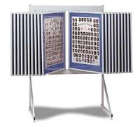 20-Panel Loop Fabric Floor Display 24"W x 36"H (Model 83-O-20-LM)