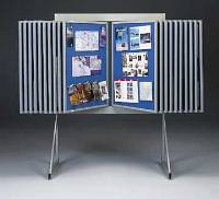 20-Panel Loop Fabric Floor Display 40"W x 48"H ( Model 83-U-20-LT)